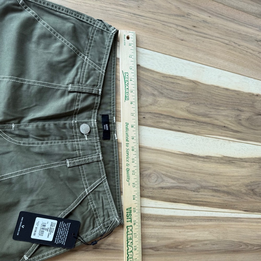 True Religion Kalamata Bobbi Baggy Cargo Pants Wide Leg Contrast Stitch‎ 29 - Picture 6 of 8